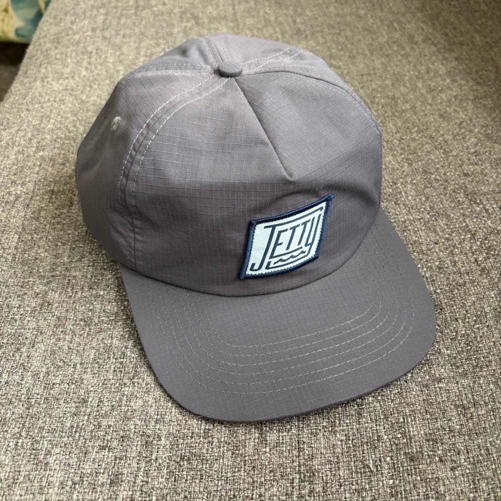 Jetty Gray Ripstop Nylon OSFA Cap - Picture 2 of 11